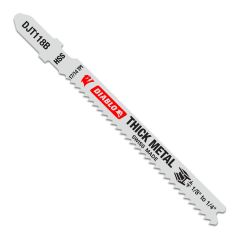 High Speed Steel T-Shank Jig Saw Blades for Thick Metal - 3 5/8" x 17/14 TPI - 5/Pkg
