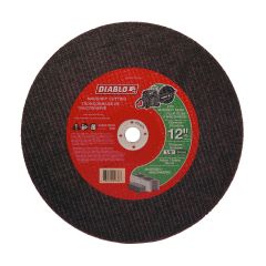 Meule à tronçonner pour maçonnerie, 12" x 1/8" x 20 mm