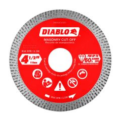 Diamond Continuous Rim Cut-Off Disc for Masonry - 4 1/2"