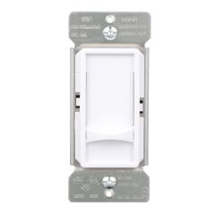 Interrupteur gradateur universel, 600 W, blanc