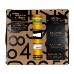 My Address Number Installation Kit - 4 Pcs