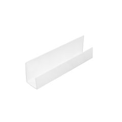 J-TRIM Molding - PVC - 3/8" x 8' - White