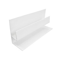 Interior F-Molding - PVC - 10' - White