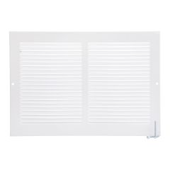Grille murale, blanc, 8" x 16"