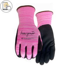 Gants de jardinage, Rose, femme, latex, moyen
