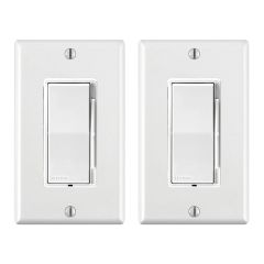 Slide Dimmer – Decora – White – 2/pkg