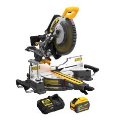 Scie à onglets coulissante à double biseau, 60 V MAX, 12"