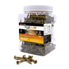 T25 Screw - PWR Drive Evo - Tan - #9 x 1 3/4" - 400/pkg