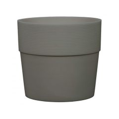 Pot Cover, Groove, Inside, Plastic, Blanck, 14 cm
