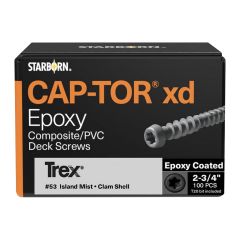 Deck Screws - Trex - Clam Shell and Island Mist - 2 3/4", 100/Pkg