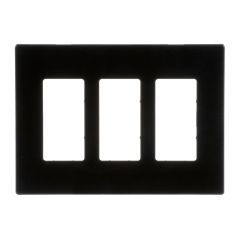 Wall plate Screwless 3-Gang