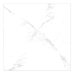 Tuile de porcelaine, plancher, Nebula, bianco, poli, 24" x 24"