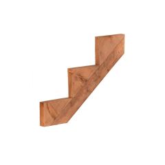 Brown Treated Wood Step Stringer