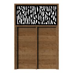 Privacy Fence Panel - Sprig - 4' x 6'