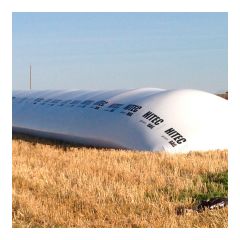Grain & Silage Bag - 12' x 300' - 9 mil - White/Black