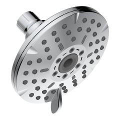 Shower Head - 6 Functions - Massage Jet - Chrome