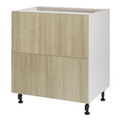 Base Cabinet 2 Drawers - Sheer Beauty - Wood - 30" x 34 3/4" x 24"