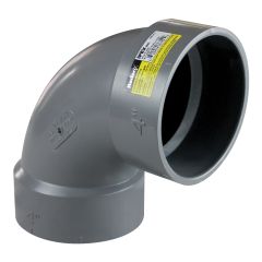 Coude 90°, FXF, RadonX, PVC, SGV, 4"