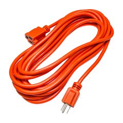 Outdoor Extension Cord - 1 Outlet - Orange - 30 m