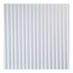 Panneau ondulé en PVC, Marvec, blanc, 40" x 242"