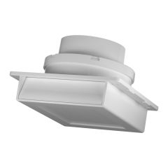 Évent d'évacuation pour soffite, compatible 3" et 4"