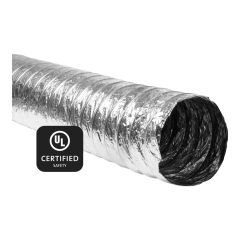 Raccord pour sécheuse, aluminium polyéthylène, UL, 3" x 10'