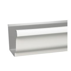 Gouttière, aluminium, blanc, 5" x 10'