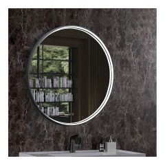 Miror - LED – Round – Aluminum Frame – Black – 31.5"
