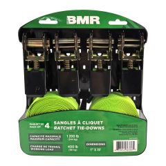 Ratchet Strap – Green-Black - 1" x 15’