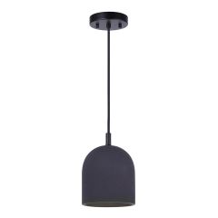 Cimentia Pendant Light - 6" - Matte Black