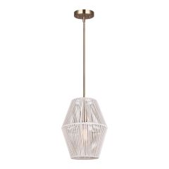 Dakhlio Pendant Light – 8.5" – White-Gold