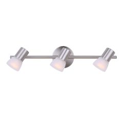 Track – 3 Lights – Hudsa - Brushed Nickel