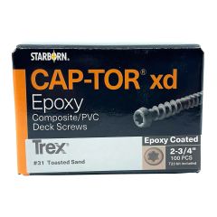 Deck Screws - Trex - Toasted Sand - 2 3/4", 100/Pkg