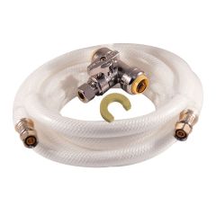 Trousse pour machine à glace, 1/2" x 1/2" x 1/4", PVC, à pousser, TE
