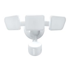 Security Light With Motion Detection – LED – 3 Lights - White