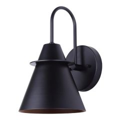 Aurelys Outdoor Wall Light, Matte Black