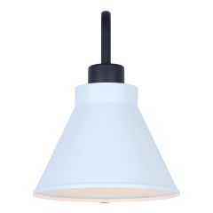 Lucia Outdoor Wall Light, Black and White Sand
