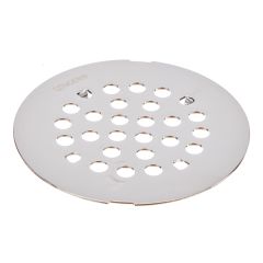 Couvre-drain de douche, chrome, 4-1/4 po de diamètre