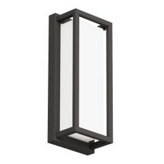 Outdoor Wall Light – Lunox – Black - 12"