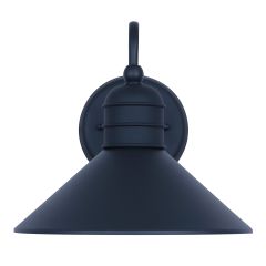 Outdoor wall light, black finish