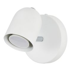 Applique murale, 1 lumière, blanc, 13cm x 15xm x 13cm
