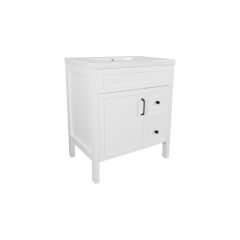 Meuble-lavabo Makala, 30", fini blanc mat