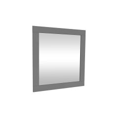 Makala Mirror - 28" X 30" - Matte Grey Finish