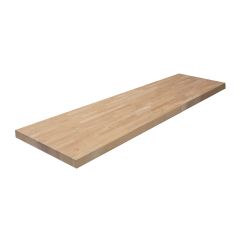Rubberwood Countertop – 72" x 25.5" x 1.5" – Natural Wood