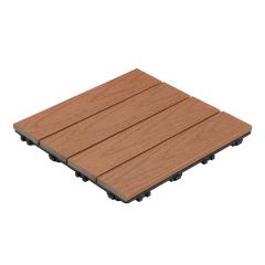 Composite Deck Tiles - 12" x 12" - Teak - 6/Pkg