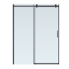 Sedna Frameless Sliding Shower Door - 60" x 78" - Matte Black Finish