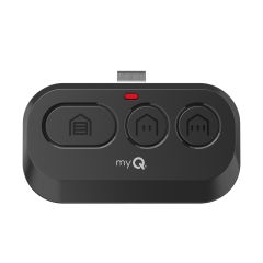 Universal Garage Door Remote - 3 Buttons - Black