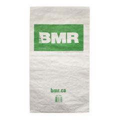 Sac à débris de construction, PP tissé, 20" x 40", blanc
