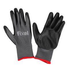Gants de travail, paume nitrile, petit, 10/pqt