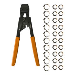 Trousse de sertissage PEX avec anneaux inox, 3/8"–1"